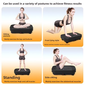 Plataforma Vibratoria Eléctrica RS <span class=keywords><strong>con</strong></span> <span class=keywords><strong>Música</strong></span> y Control Remoto para Adelgazar Todo el Cuerpo y Entrenamiento de Abdominales <span class=keywords><strong>en</strong></span> <span class=keywords><strong>Casa</strong></span> - Product Image 4