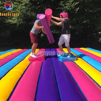 Offre Spéciale enfants sport bâton jeu amusant gonflable Duel Combat combat à vendre interactif piédestal joute gladiateur jeux