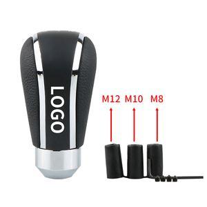 หัวเกียร์หนังแท้แบบสากล 5 สปีด สำหรับรถแข่ง JDM พร้อมโลโก้ Momo - Product Image 3