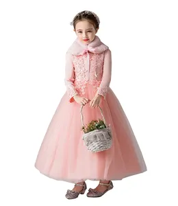 Robes pour filles 8 ans Robes pour grandes filles Robes de fête pour enfants Robe de mariage au sol pour enfants Vêtements de mariage à fleurs pour enfants