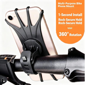 Wholesale navigation anti fall motorcycle phone <b>holder</b> silicone phone <b>holder</b> bicycle strap <b>holder</b> essential for riding - Product Image 1