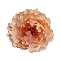Têtes de fleurs de pivoine artificielles en soie - Vente en gros, teintes et gaufrées, pour mariage, Saint-Valentin, toile de fond d'allée