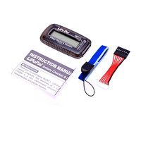 Vérificateur de tension de batterie LiPo SKYRC LiPo Pal 2S-6S avec fonction d'équilibrage des cellules, moniteur de tension LCD pour drone FPV, voiture RC, avion