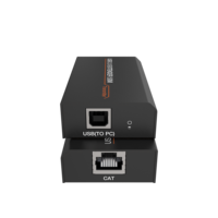 USB2.0-Extender über Cat5/Cat6 Ethernet 50M Sender für PC, Drucker, USB-Stick, USB-Signalverstärker 164ft USB-zu-RJ45-Verlängerungsset