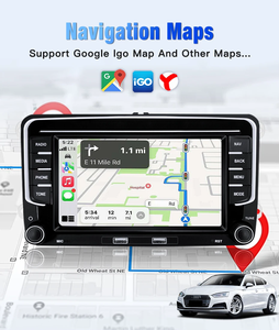 Autoradio Linux 7" per VW <span class=keywords><strong>Volkswagen</strong></span> Jetta <span class=keywords><strong>Multivan</strong></span> <span class=keywords><strong>T5</strong></span> New Beetle, Navigazione Multimediale, Lettore DVD, Wifi, BT, GPS, Carplay - Product Image 4