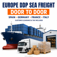 Envío DDP a Alemania, Francia, España, Italia, Agente de Carga de China a Europa, Transporte Marítimo Puerta a Puerta