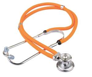 เครื่องตรวจฟังเสียงสองหัวสำหรับเด็กมีความไวสูงห่วงซีลยางแบบท่อยาวบริการปรับแต่ง - Product Image 5