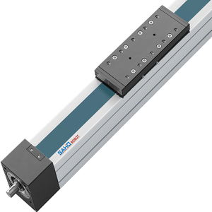 JTS100高品質リニアモーションアクチュエータ5メートル/秒スピードストローク5.5mコアモーターベアリングねじリニアリニアガイド付き - Product Image 3