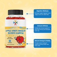 Gummies de Vinaigre de Cidre de Pomme à Marque Blanche OEM avec Vitamines et Racine de Betterave pour Brûler la Graisse Abdominale et Favoriser la Perte de Poids