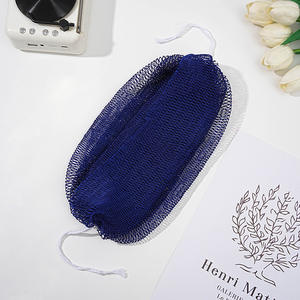 Loofah Sponge African Net Toalha Esfoliante Com Nós Nylon Mesh Bath Shower Body Wash Cloth para Pele Smoother Uso Diário - Product Image 6