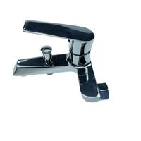 Mitigeur de douche mural en alliage de zinc pour eau chaude et froide avec cartouche céramique pour hôtels et villas