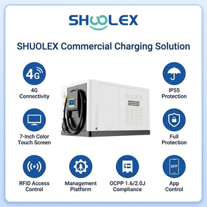 SHUOLEX Nouveau Robot de Recharge Portable pour Véhicules Électriques 30kW DC Station de Recharge Rapide <span class=keywords><strong>Autonome</strong></span> pour Secours Énergétique d'Urgence sur Autoroute - Product Image 4
