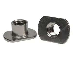 Hot Selling M4 M5 M6 Tee Tnut Stainless Steel Ss304 316 Four Claw Threaded Insert T Nut