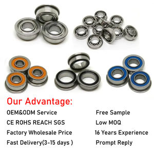 ลูกปืน F695ZZ 5x13x4มม. ลูกปืนเม็ดกลมทำจากเหล็กโครเมี่ยมเสียงรบกวนต่ำ - Product Image 3