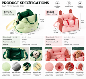 Cama Impermeable para Perros en el Auto, Rectangular, Portátil, para Viajes, con Logotipo Personalizado al por Mayor - Product Image 5