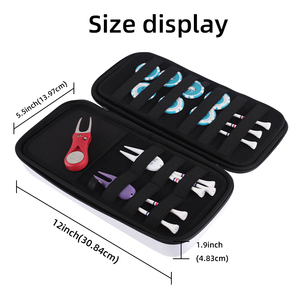 Nuovo arrivo Custom ad alta capacità Hard Eva <span class=keywords><strong>Golf</strong></span> guanto Case leggero portatile custodia con cerniera per il trasporto per i giocatori di <span class=keywords><strong>Golf</strong></span> - Product Image 2