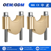Pièces de moto Ayberk, rehausseur de guidon en aluminium 6061 CNC 15 mm 25 mm