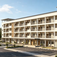 Edificio de Apartamentos de Acero Estructural, Suministro Directo de Fábrica, Ingeniería Personalizada, Bloque Residencial Modular de Múltiples Pisos, Hotel, Escuela