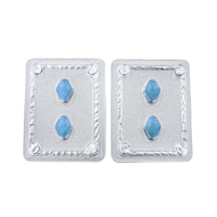 Comprimés de performance masculine OEM en gros, pilules bleues, 2 comprimés en blister, formule à base de plantes, soutien énergétique pour hommes adultes