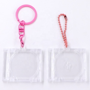 Kpop-Llavero creativo de plástico NFC en blanco para mini álbum, llavero de CD, caja de música, llavero de acrílico personalizado con caja de CD - Product Image 5