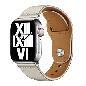 Подходит для Apple Watch, iwatch543SE, универсальный деловой ремень из воловьей кожи для Apple Watch 6