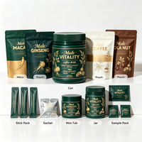 Nahrungsergänzungsmittel-Zutat Panax Ginseng Extrakt Pulver Maca-Wurzel Schwarzer Pfeffer Extrakt Männliche Vitalität Ergänzung OEM