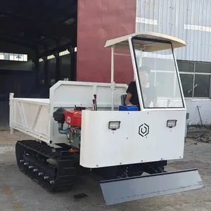 3 Ton Dumper Truck Tracked Mini Agricultural Transport Vehicle