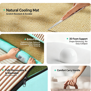 Cat's <b>nest</b> Summer semi-enclosed Cat's <b>nest</b> Large space Pet's <b>nest</b> Four seasons Universal dog <b>bed</b> Deep sleep Pet cooler - Product Image 6