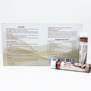 Boisson Anti-Âge Éclaircissante pour la Peau, Meilleur Complément Alimentaire OEM Blanchissant et Hydratant pour Garder la Peau Ferme Effet Peau de Bébé - Product Image 4