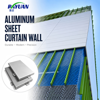 Lámina de Aluminio Anodizado Cepillado para Fachadas, Impermeable, Antirrayaduras, Revestimiento de Protección Contra Lluvia para Baños, Edificios Comerciales/Residenciales