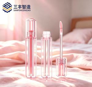 4ml <b>Lip</b> Gloss Tube Pink Square <b>Lip</b> Gloss Empty Tube Gloss Packaging Cosmetic Bottle Clear Lipgloss Tube <b>Lip</b> Packaging - Product Image 4
