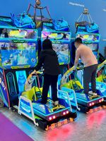 Machine de jeu d'arcade simulateur de course de bateaux rapides et de jet ski, à monnayeur, pour centre de jeux, offrant une expérience de course aquatique, produit phare