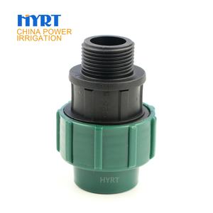 <span class=keywords><strong>Raccord</strong></span> de <span class=keywords><strong>compression</strong></span> en PP pour adaptateur mâle robuste pour connexion de tuyau d'<span class=keywords><strong>arrosage</strong></span> dans un système d'irrigation goutte à goutte - Product Image 1