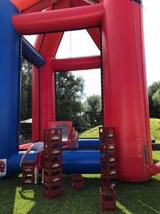 Juego de escalada de caja inflable enorme, tienda inflable para cajas apilables, castillo hinchable de torre de escalada a la venta - Product Image 6