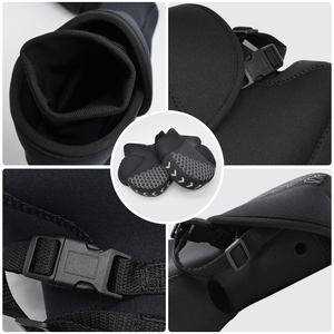 Logotipo personalizado <span class=keywords><strong>neopreno</strong></span> invierno mano cálida motocicleta manillar cubierta Muff Mitt guante Manopla con tira reflectante para exteriores - Product Image 4