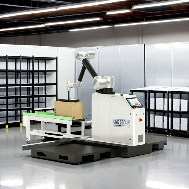 Fully Automatic Intelligent Multi-functional Palletizing Robot Machine for Box Packaging 3kW 380V 1-Year Warranty