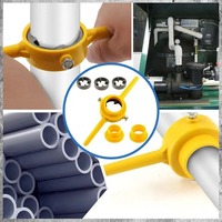 6 uds herramientas de rosca de reparación Material tubo de plástico herramienta de roscado troqueles de roscado de plástico juego de herramientas de mano