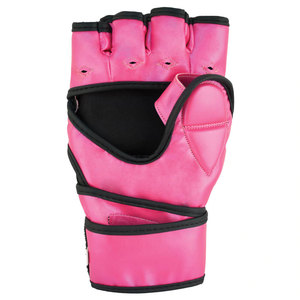 Gants d'entraînement MMA unisexes pour arts martiaux, design à paume ouverte, compétition de grappling, logo personnalisé, cuir léger, antidérapant - Product Image 3