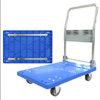 Chariots de manutention à rouleaux fabriqués en usine, divers matériaux, tailles personnalisées, capacités de charge robustes, utilisation pour le shopping, efficaces