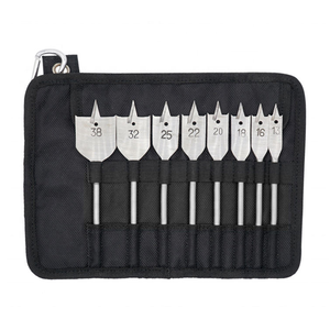 Professional Woodworking <b>Drill</b> <b>Bit</b> Set Accurate Cutting Spade 7-Piece HCS Material Flat <b>Drill</b> Wood Hole Drilling Tool - Product Image 1