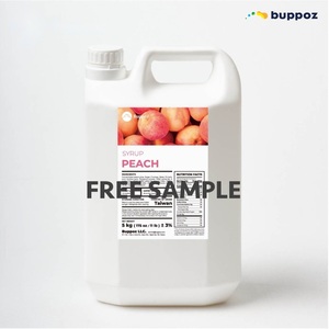 Sirop de pêche pour bubble tea, ingrédients, bouteille de 5 kg - Product Image 2
