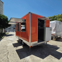 Remorque de vente ambulante avec cuisine complète, chariot alimentaire, camion de restauration Frankies