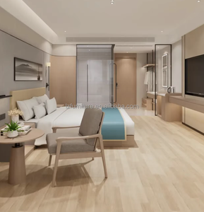 Juego de Muebles de Dormitorio de Hotel de Lujo de 5 Estrellas con Cama King Size y Cabecera de Madera Personalizada - Product Image 2