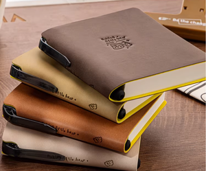 Libretas Personalizadas con Logotipo, Tapa Dura de <span class=keywords><strong>PU</strong></span>, Formato Cuadrado, Agenda, Diario, Cuaderno con Bolígrafo en el Lomo - Product Image 3