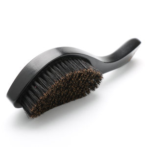 Personnalisé De Luxe grain long manche dur poils de sanglier en bois <span class=keywords><strong>pas</strong></span> <span class=keywords><strong>cher</strong></span> 360 vague incurvée barbe <span class=keywords><strong>brosse</strong></span> à cheveux - Product Image 3