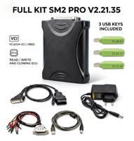 Programador de ECU Sm2 Pro J2534 V2.21 35 VCI Flash 67 en 1 PCM Bench para Herramienta de Diagnóstico con 1 Año de Garantía Enchufe Estadounidense