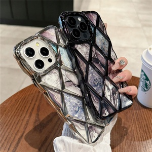 Funda de Lujo para Teléfono con Revestimiento de TPU y Diseño de Mármol para iPhone 17 16 15 14Pro 11 12 13Pro Max, Venta al Por Mayor - Product Image 5