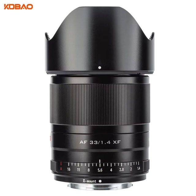 Viltrox AF 33mm Fuji Lens F1.4 XF Fixed Focus Large Aperture Full Frame 52mm Caliber Fujifilm X Mount X-4T X-T100 Metal