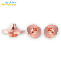 Steedu D28mm nozel serat tembaga lapisan Laser nozel berlapis krom Harga kompetitif untuk presisi WSX Hans Raytools Laser