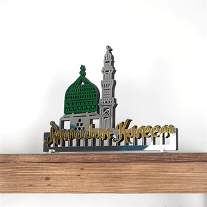 Nuove Decorazioni da Tavolo <span class=keywords><strong>in</strong></span> Acrilico per Ramadan, Ornamenti Eid Mubarak, Regalo Islamico per Ramadan ed Eid, Decorazione per la Casa per Musulmani - Product Image 5